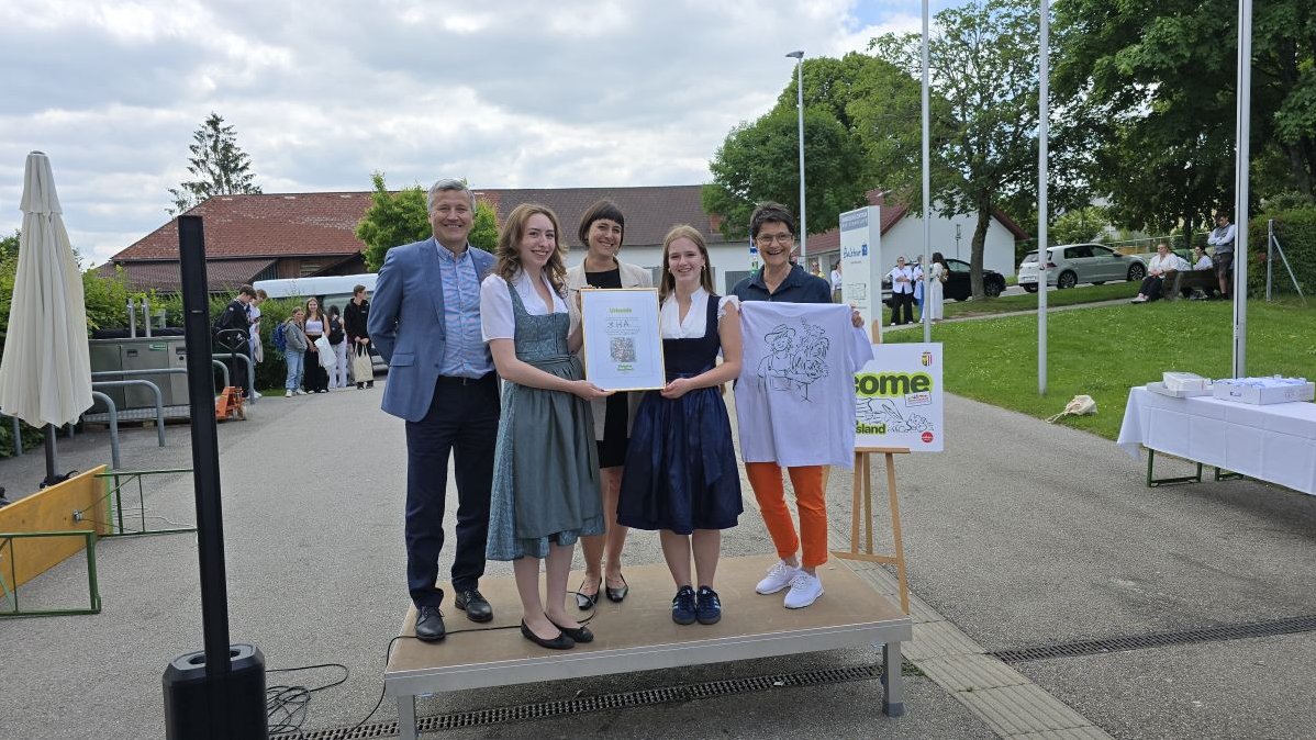 Ehrung der Siegerklasse