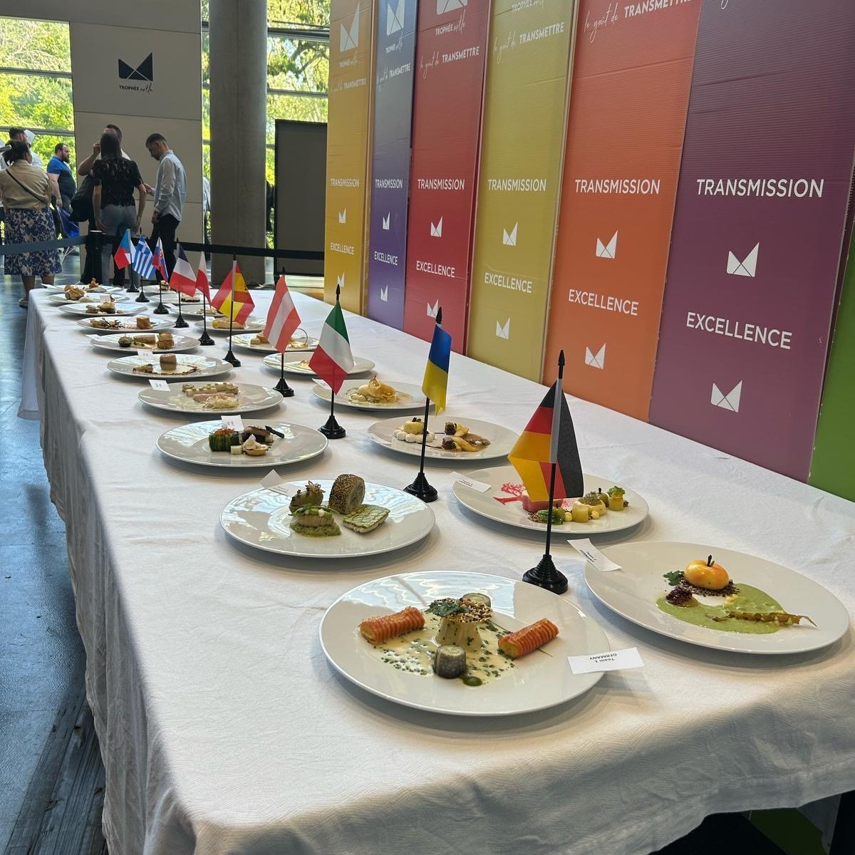 Gerichte der internationalen Teams