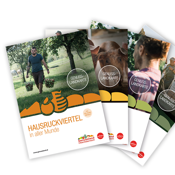 Die vier Genusslandkarten