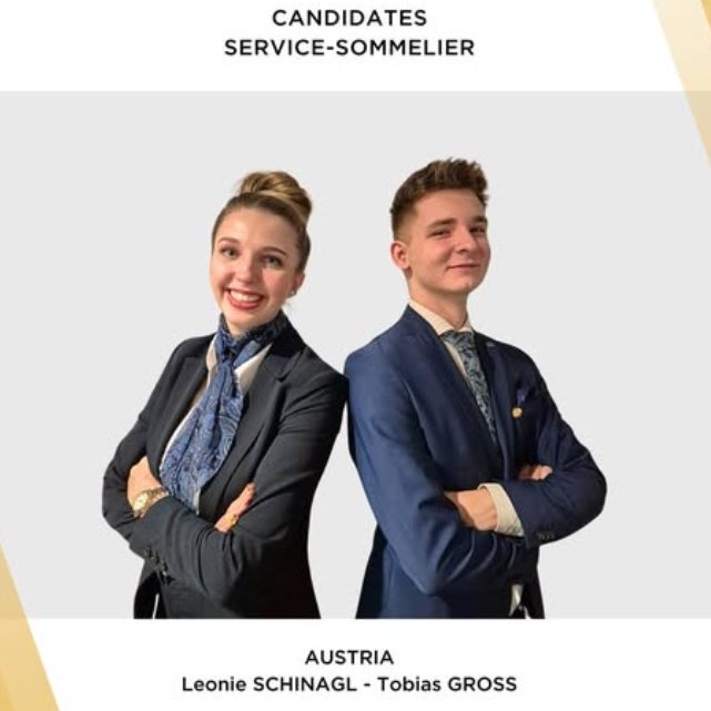 Das Service Team bestehend aus Leonie Schinagl und Tobias Gross