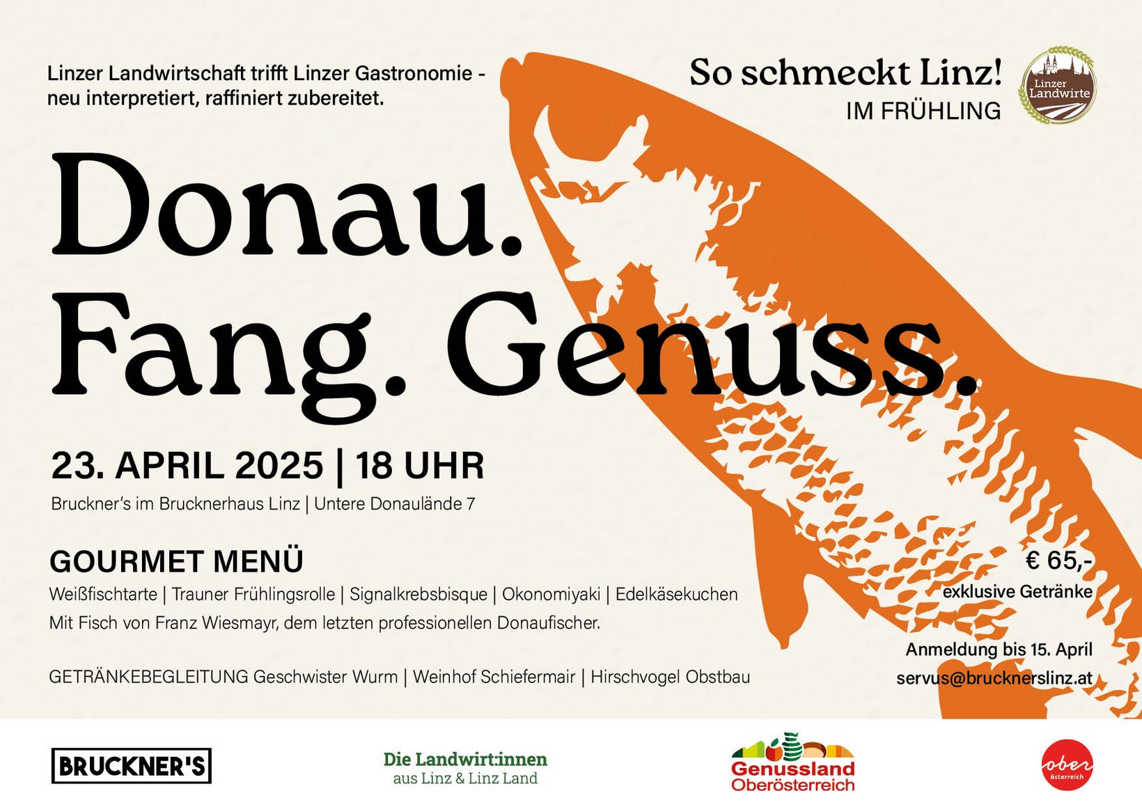 Einladung zum Gourmet Menü