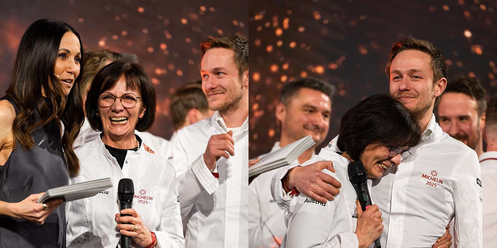 Elisabeth und Clemens Grabmer freuen sich über einen Stern.