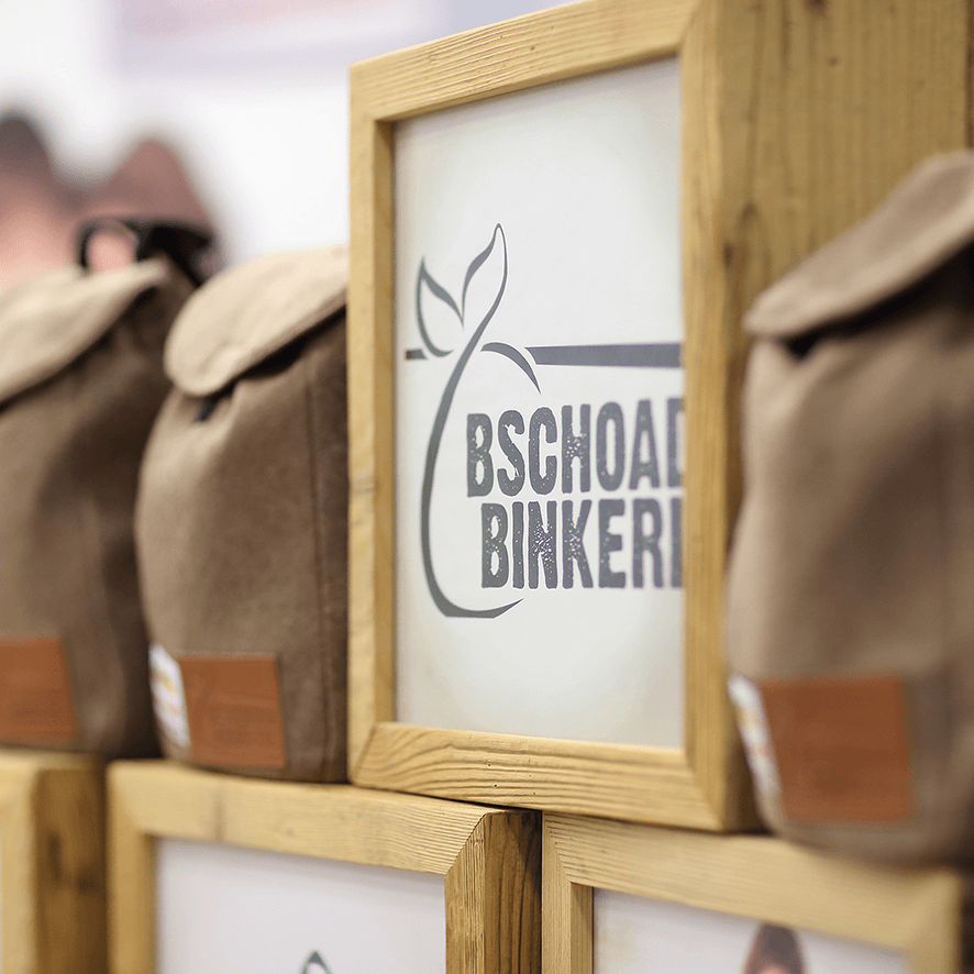 Das Logo vom Bschoad Binkerl Shop
